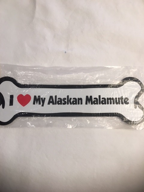 Z I love my Alaskan Malamute Magnet