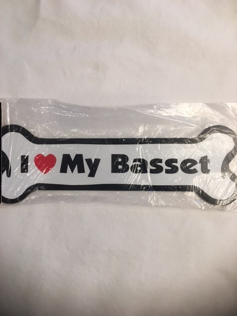 Z I love my Basset Magnet