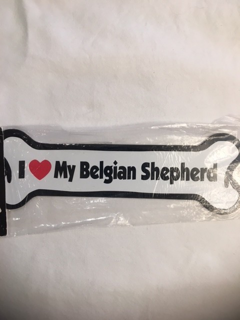 Z I love my Belgian Shepherd Magnet