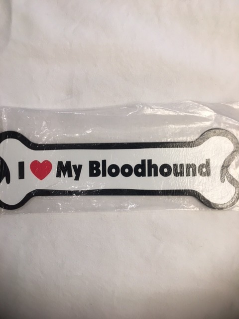 Z I love my Bloodhound Magnet