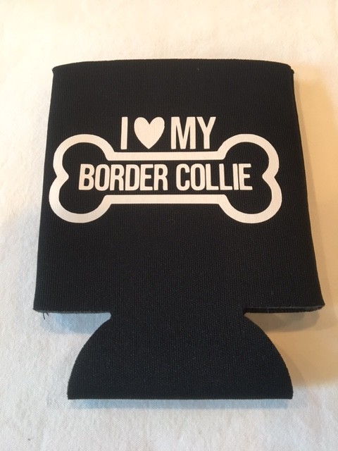 Border Collie Can Koozie
