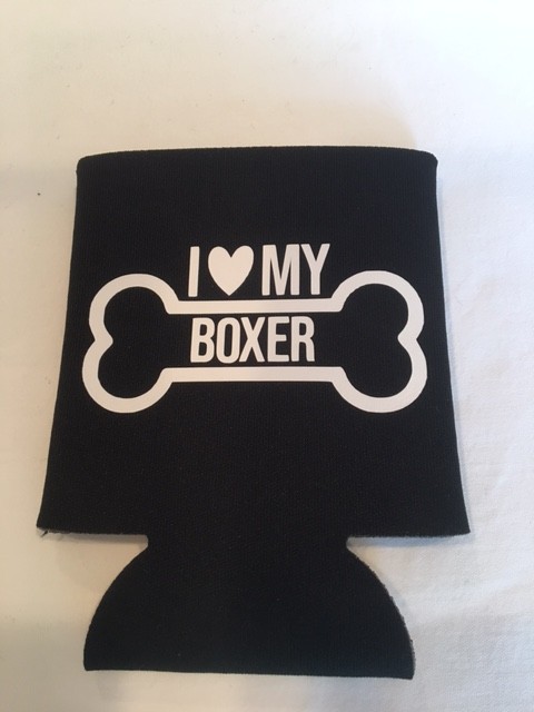 Boxer Can Koozie