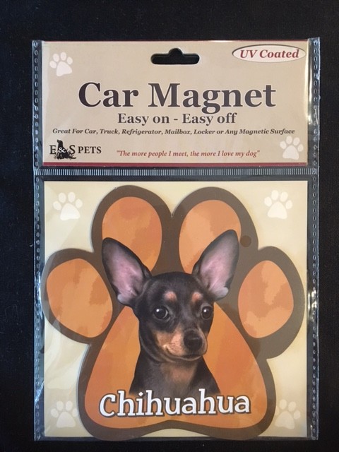 Chihuahua Black Magnet