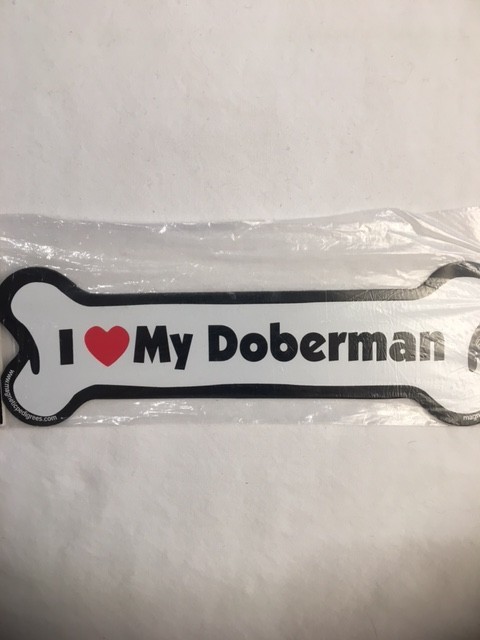 Z I love my Doberman Magnet