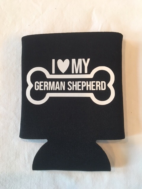 German Shepherd Can Koozie