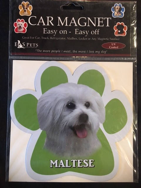 Maltese Puppy Cut Magnet