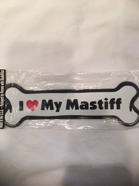 Z I love my Mastiff Magnet