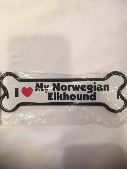 Z I love my Norwegian Elkhound Magnet