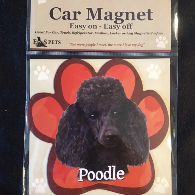 Poodle Black Magnet