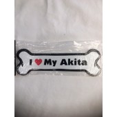 Z I love my Akita Magnet