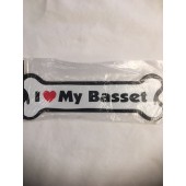 Z I love my Basset Magnet