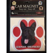 German Shepherd Black Magnet