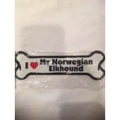 Z I love my Norwegian Elkhound Magnet