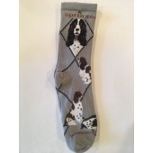 Springer Spaniwl Sock on Gray Size 9-11